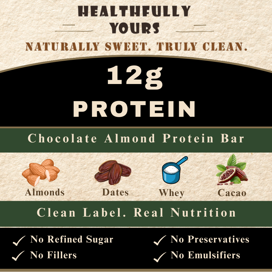 Chocolate Almond Protein Bar (Pack of 6)