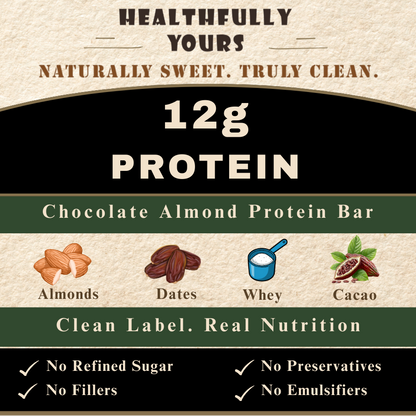 Chocolate Almond Protein Bar (Pack of 6)