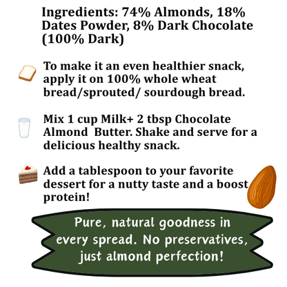 Combo - 2*300 gm Chocolate Almond Butter