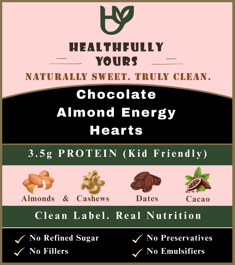 Chocolate Almond Energy Bar (Pack of 8)