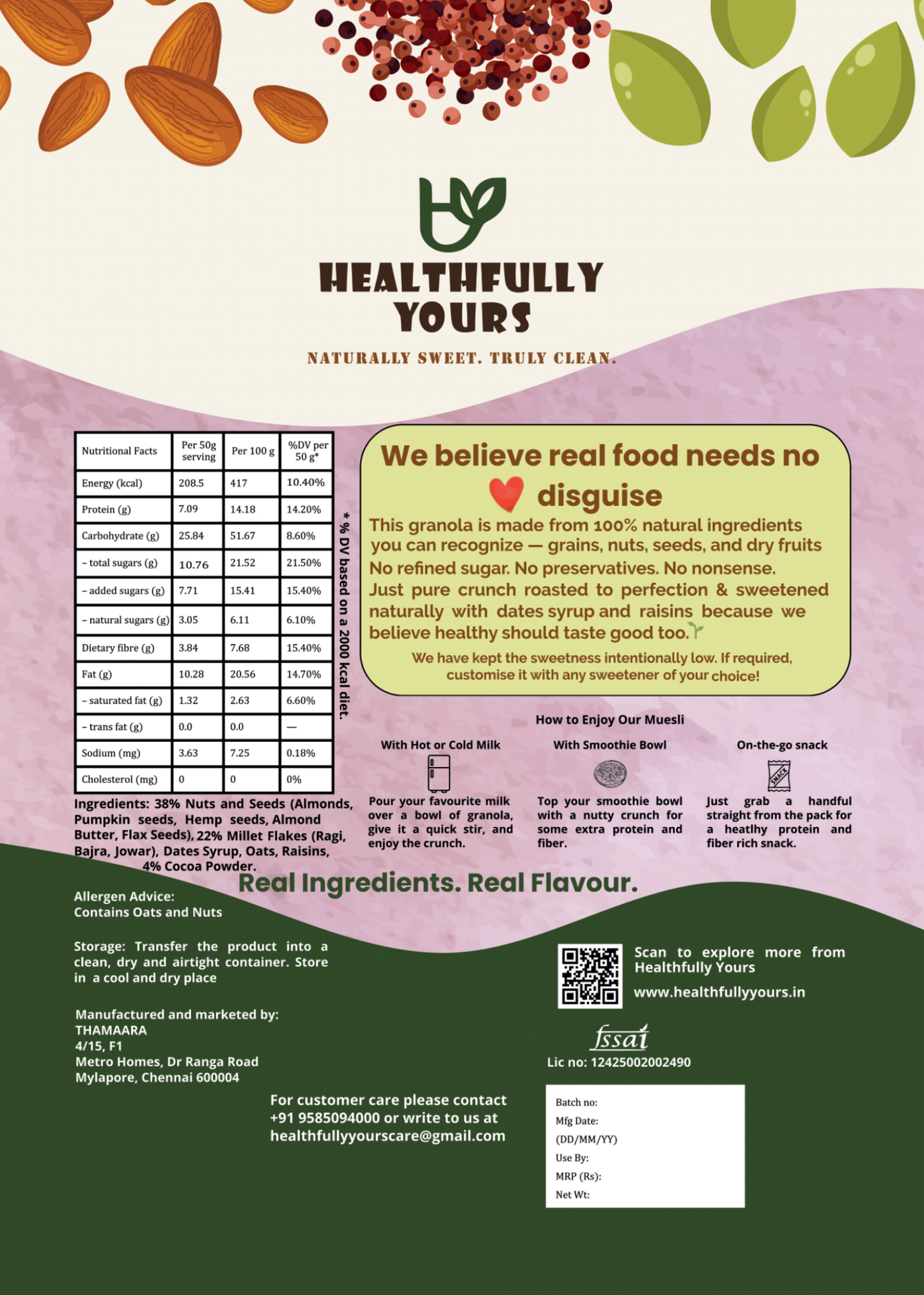 Cocoa Millet Granola